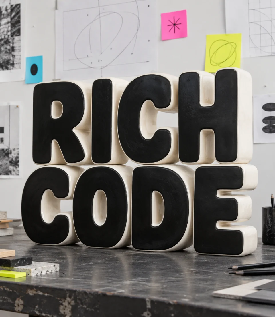 Rich Code — предметная композиция в творческой студии